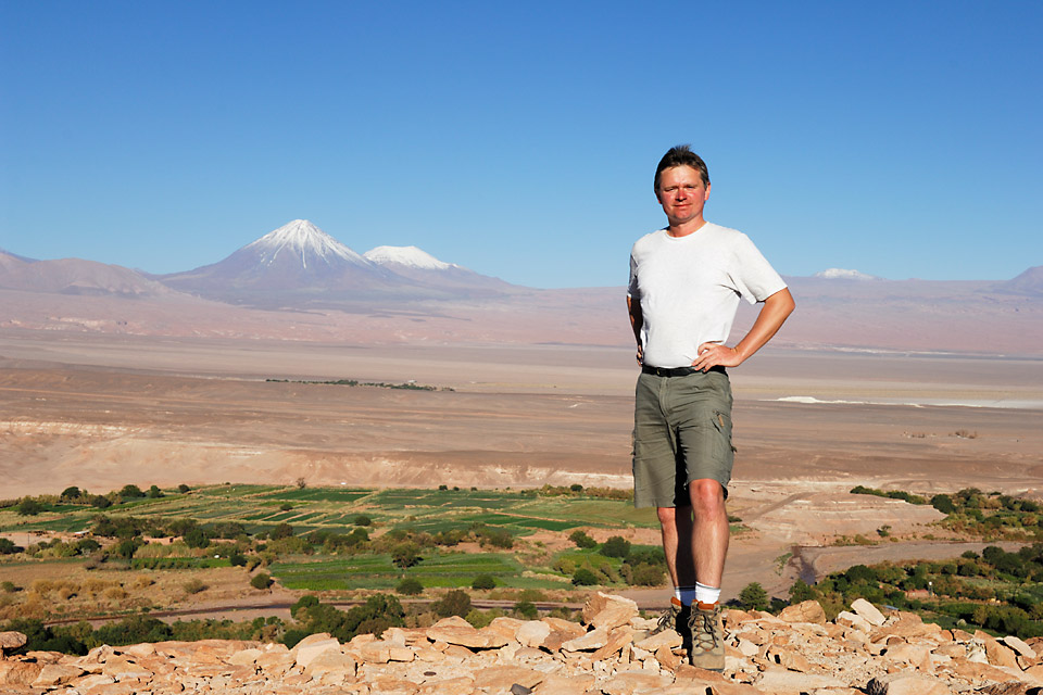 Richard Soberka in the Atacama Desert in Chile