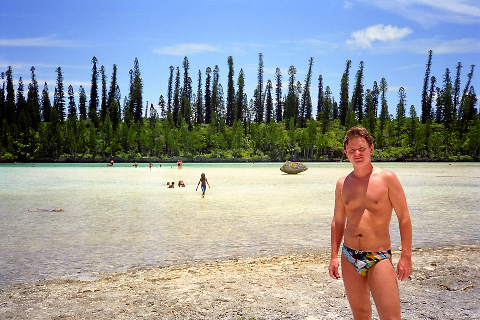 Richard Soberka in New Caledonia on the Isle of Pines