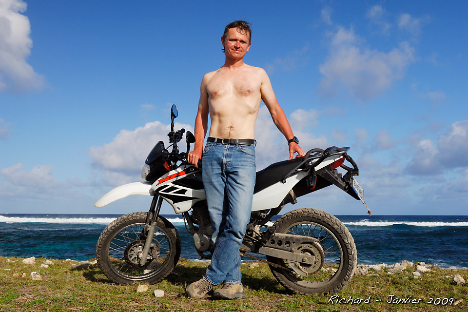 Richard Soberka on the island of Marie Galante in January 2009