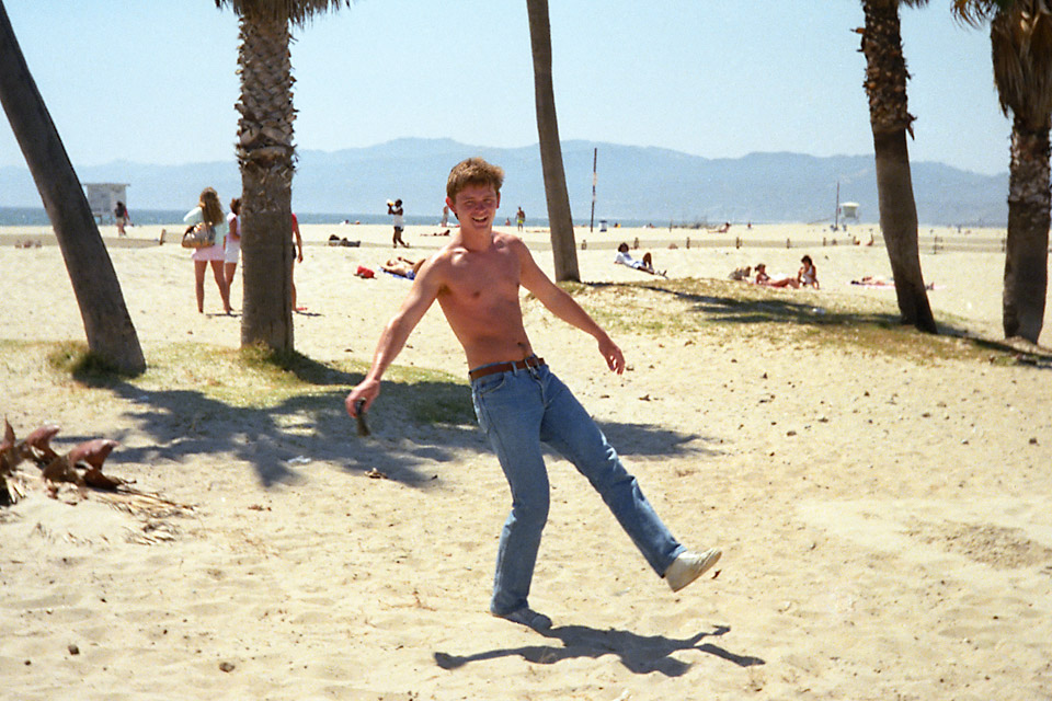 Richard Soberka at Venice Beach near Los Angeles in California in the United States
