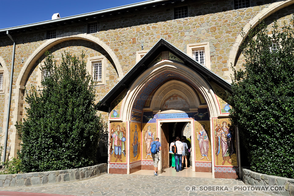 Photo of Kykkos Monastery entrance Kykkos Monastery entrance