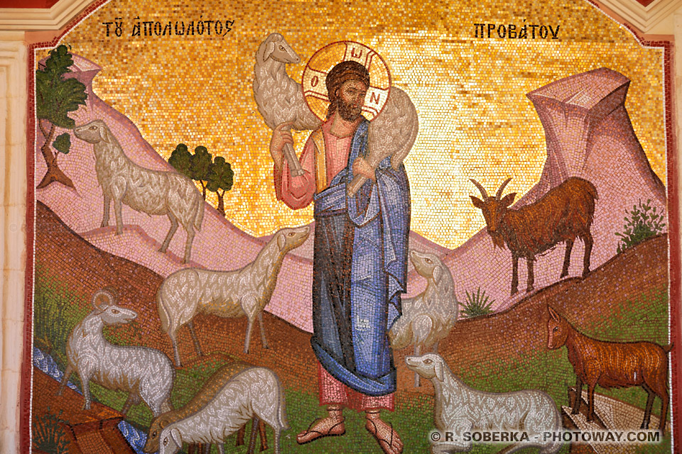 Photo of Mosaic of Jesus the Shepherd Mosaic of Jesus the Shepherd