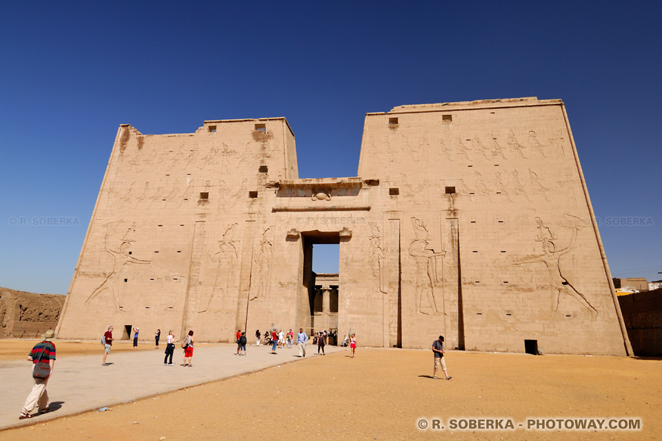Pylon of Temple of Edfu Pylon of Temple of Edfu