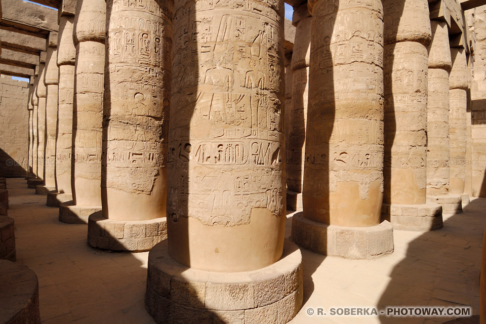 Columns Hypostyle Hall at Karnak Columns Hypostyle Hall at Karnak