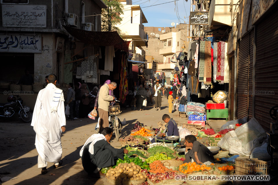 streets of old city of Luxor in Egypt streets of old city of Luxor in Egypt