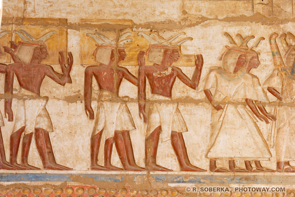 walls reliefs - procession walls reliefs - procession