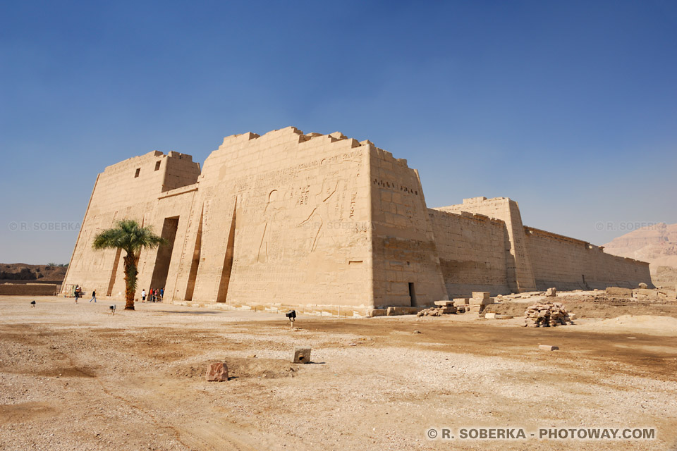 Ramesses III Temple enclosure wall Ramesses III Temple enclosure wall