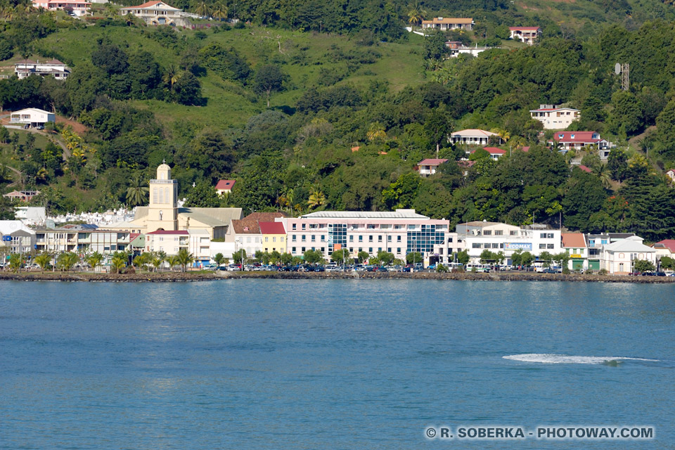 La Trinité city in Martinique