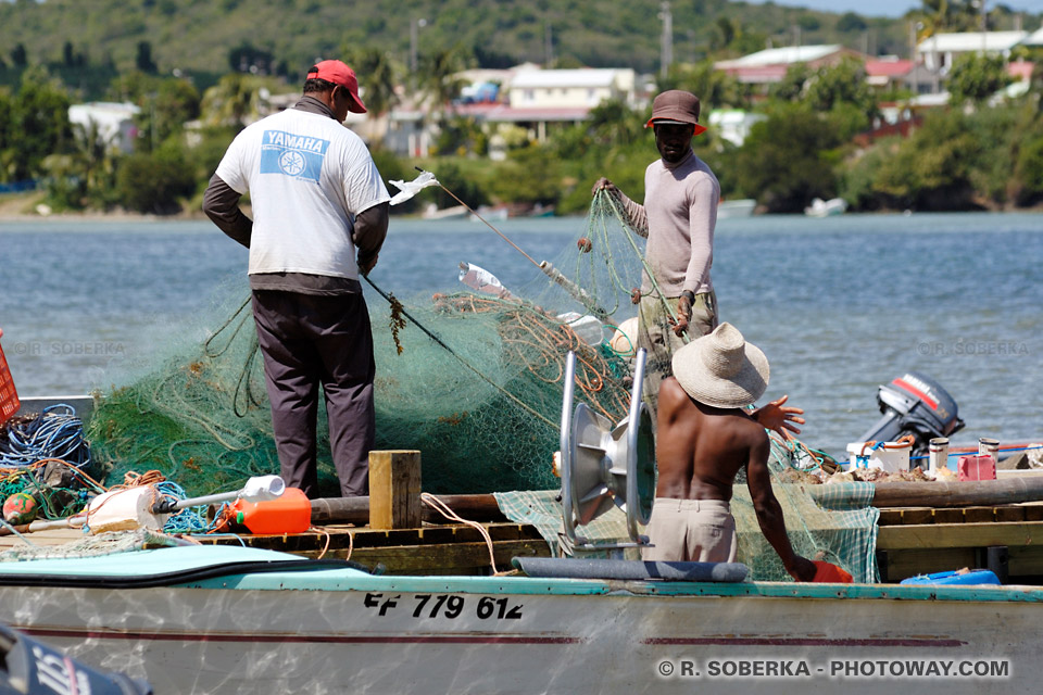Martinican fishermen