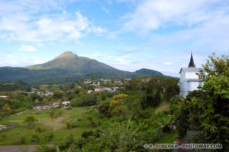 Morne Rouge town in Martinique