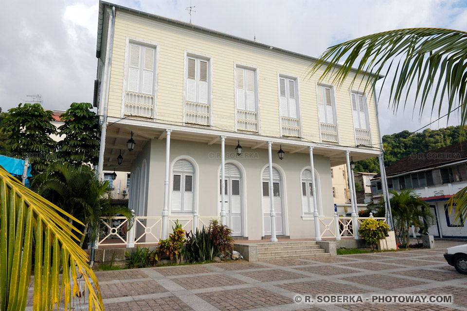 Saint-Pierre city in Martinique