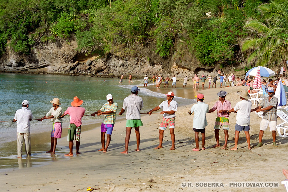 seine fishing in Martinique