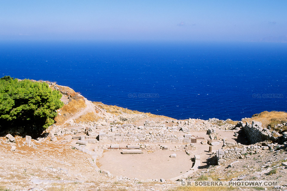 Ancient Thera in Santorini