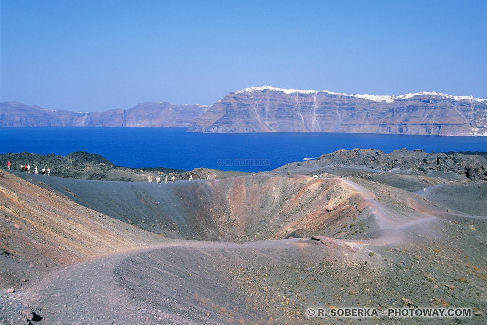 Santorini's Volcano Nea Kameni