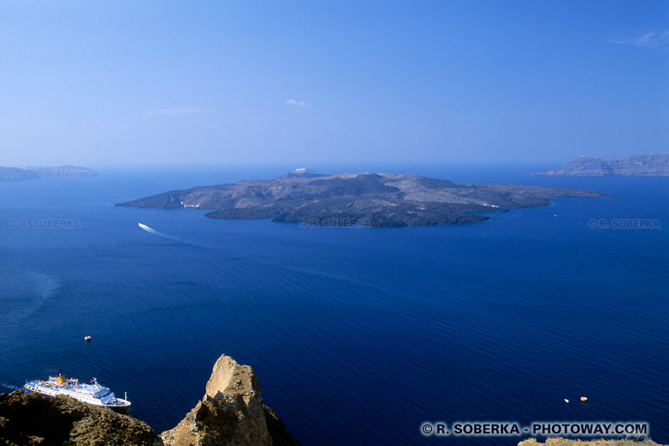 Santorini's volcano