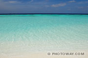 Indian Ocean Shore in the Maldives Wallpaper