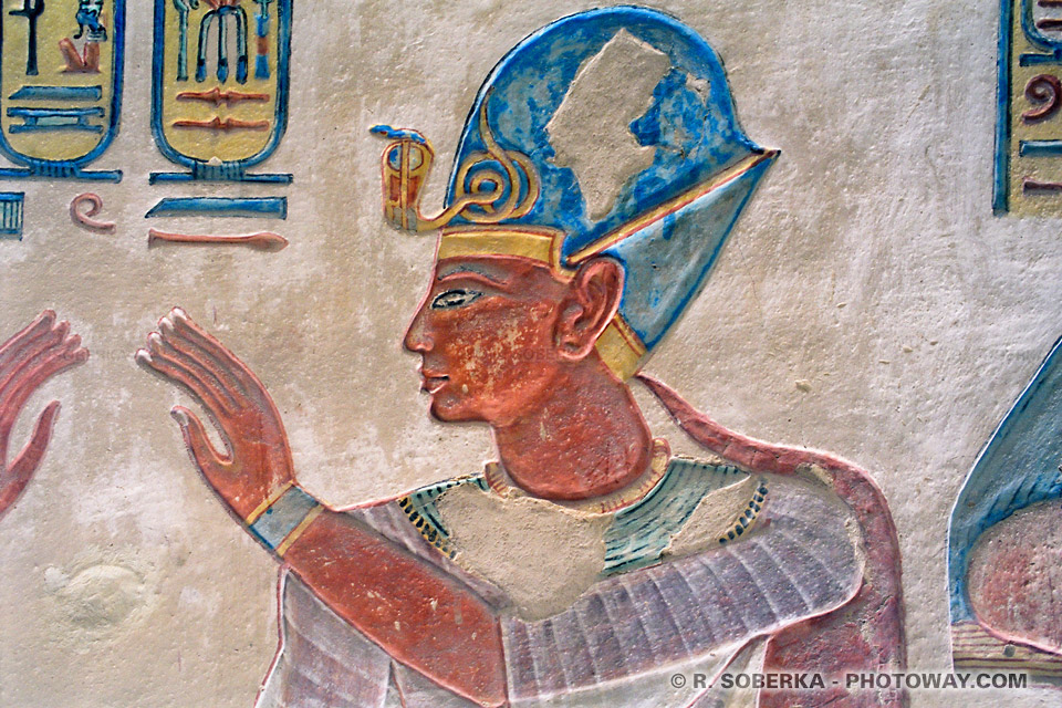 Pharaoh Ramses III Wallpaper Valley of the Kings Egypt