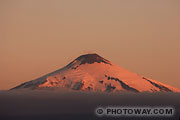 Sunset on Volcano Wallpaper Chile