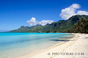 Fond d'écran Plage de Moorea en Polynésie