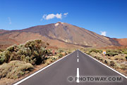 Fond d'écran du Volcan Teïde à Tenerife aux Canaries