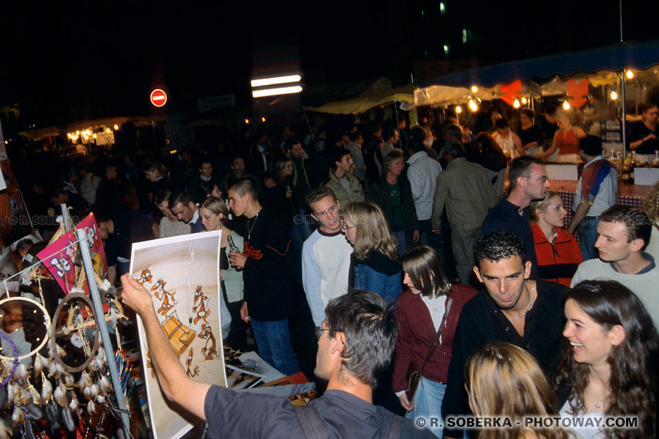 Braderie de Lille la nuit