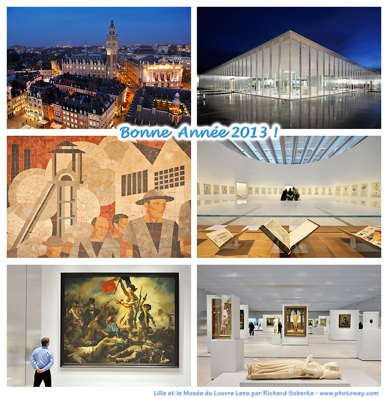 Carte de bonne année 2013 du Louvre Lens