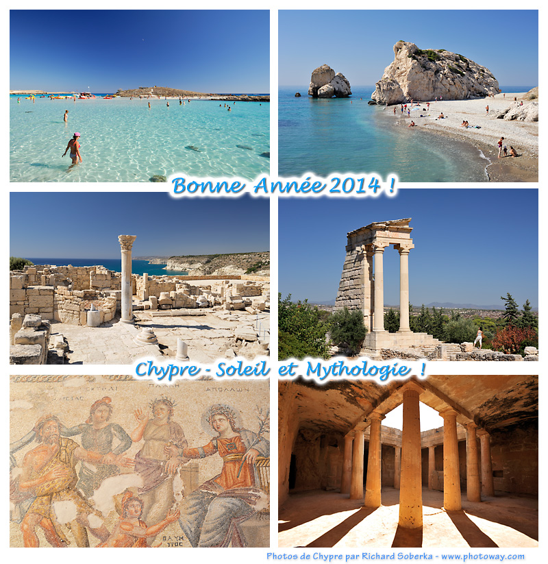 Carte de Voeux bonne année 2014 de Chypre