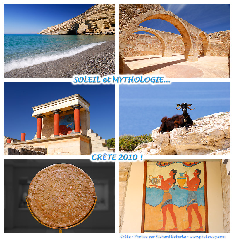 Carte postale de Crète voyage en crète - Grèce
