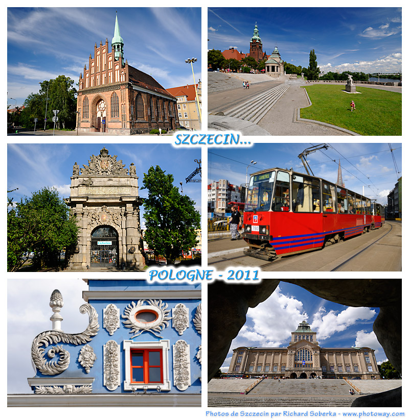 Carte postale de Pologne - Szczecin