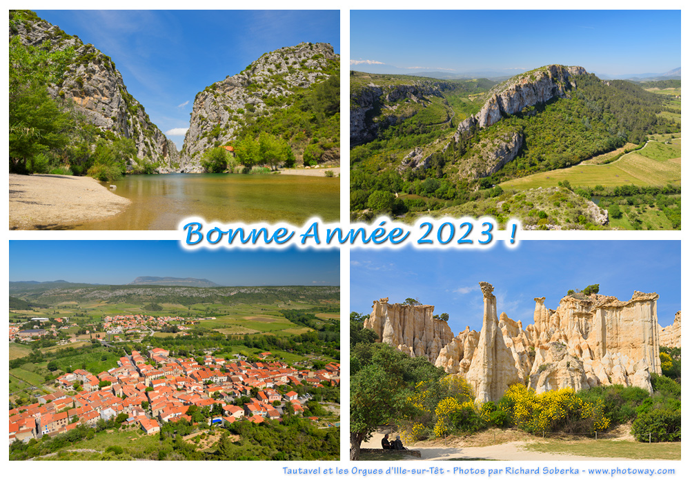 Carte de Voeux 2023 carte postale de Tautavel