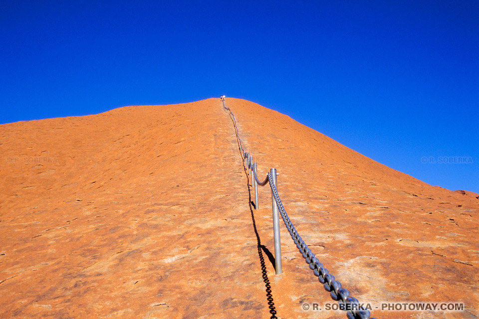 chaîne d'escalade Ayers Rock