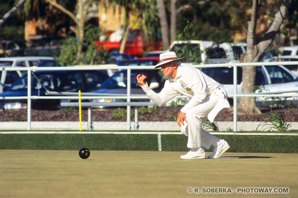 jeu de Boule Anglais Old English Bowls game