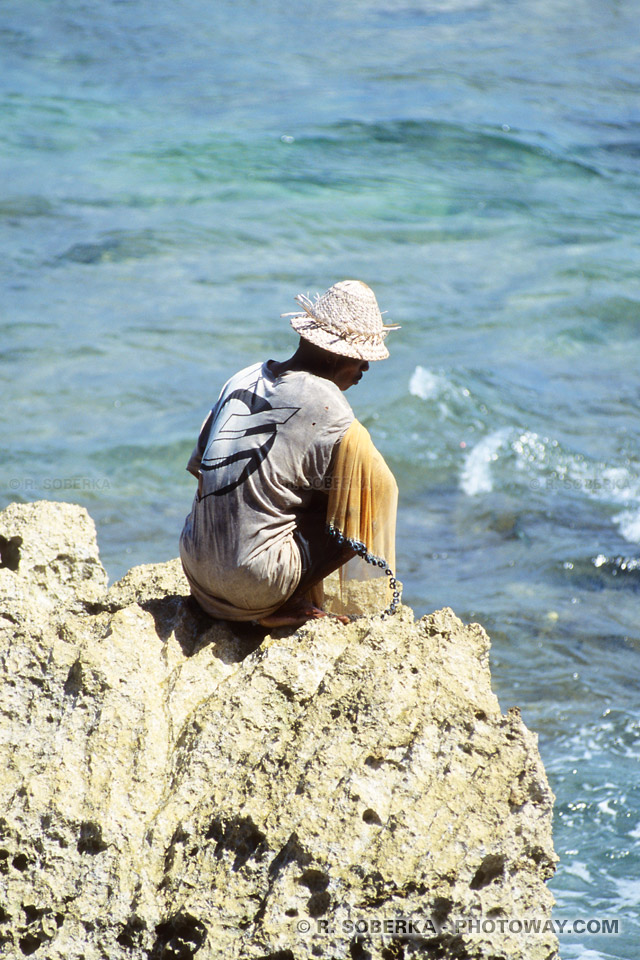 Photos d'un pêcheur balinais