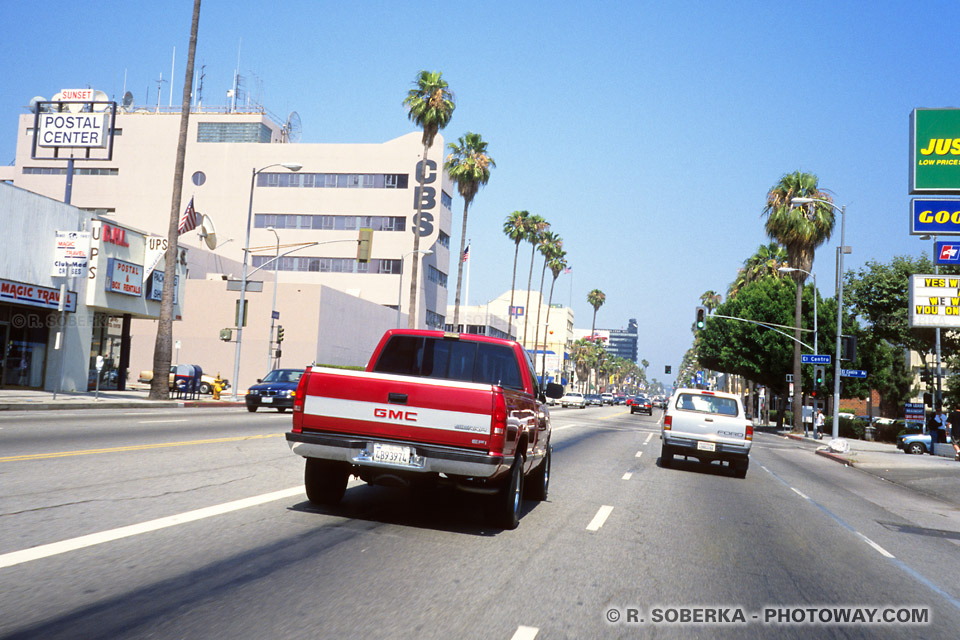 Photos du SunSet Boulevard de Berverly Hills - photo à Los Angeles