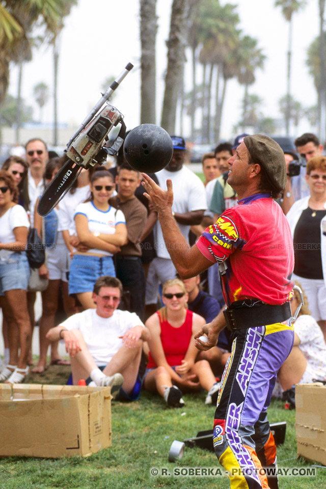 Photos de jongleurs : Photo du jongleur Robert Gruenberg à Venice Beach