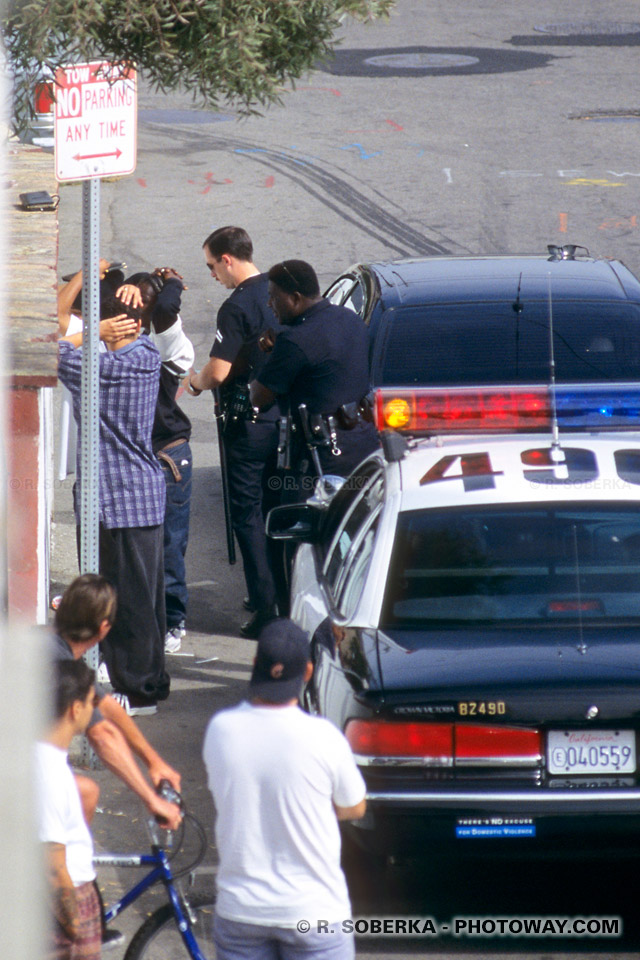 Photos d'arrestations de dealers : photo d'une arrestation de dealer en Californie