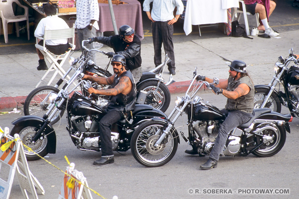 Photos de Bikers : photo de Harley Davidson en Californie aux USA