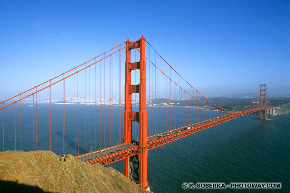 Photos de ponts, photo du Golden Gate Bridge pont de San Francisco