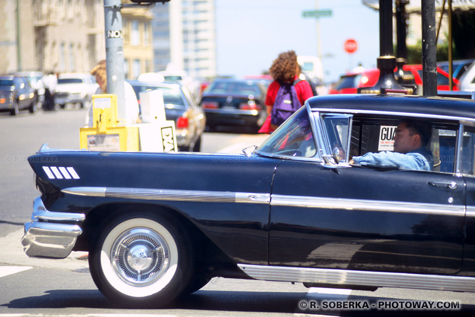 rues de San Francisco où à été tourné le film Bullitt