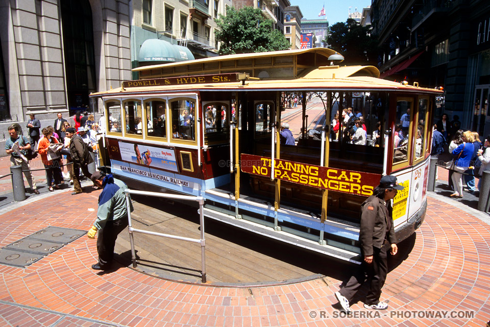 Photos de wagons : photo d'un wagon du Tramway de San Francisco