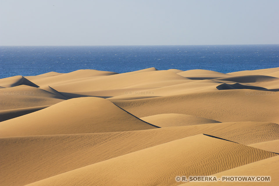 Fond d'écran dunes aux Canaries wallpaper de dunes