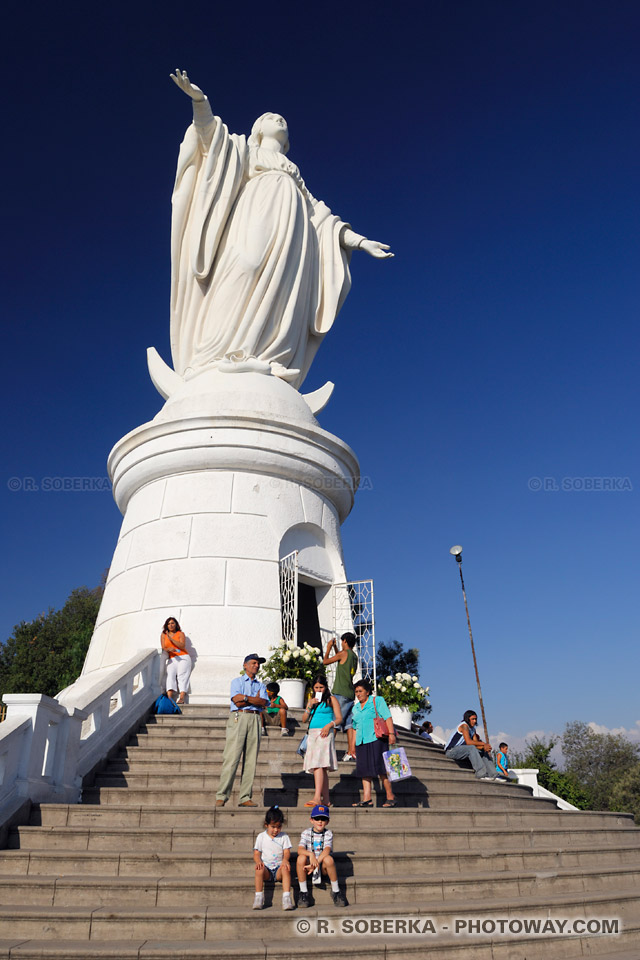 Photo de la Vierge Marie de Santiago au Chili