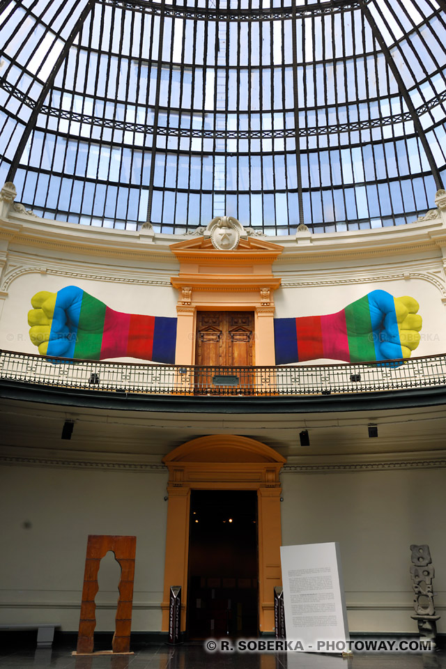 Photo de la visite du musée des beaxu-arts à Santiago au Chili guide de tourisme