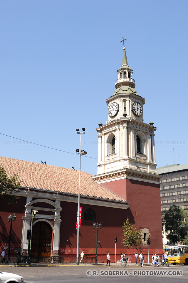 Photo église San Francisco - photos Barrio Paris-Londres Santiago Chili