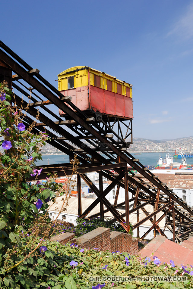 ascensor Villaseca photos funiculaires à Valparaiso