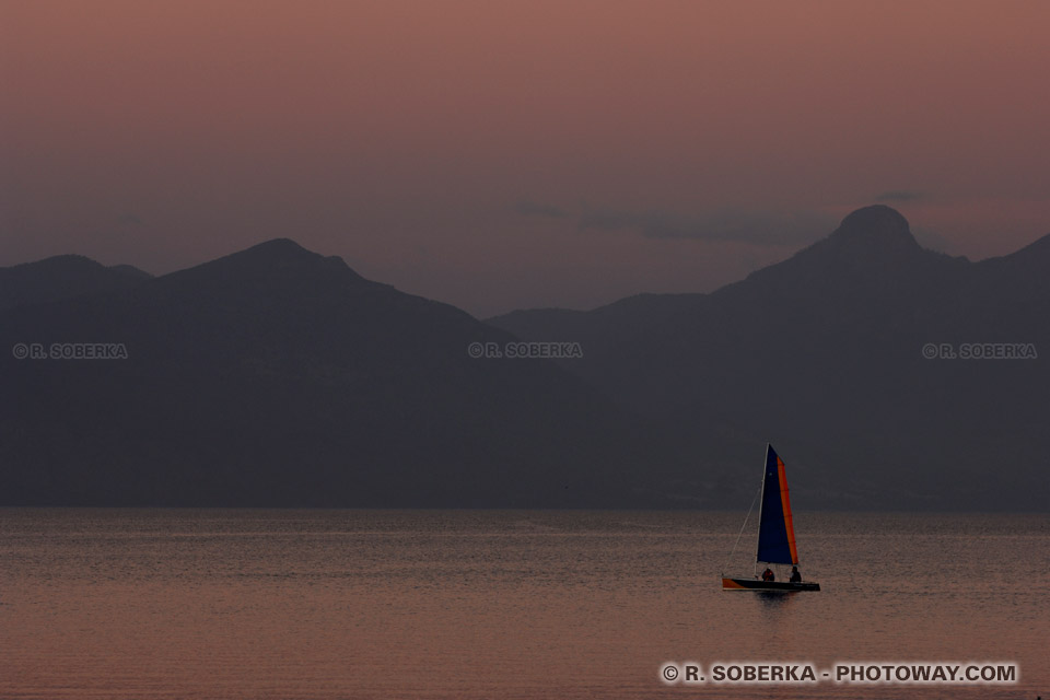 Photos du ciel orangé au coucher dU soleil, images du ciel orange