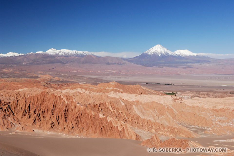 Valle de la Muerte région de à San Pedro de Atacama au Chili