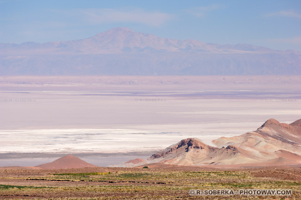 Salar d'Atacama - image du désert de sel au Chili