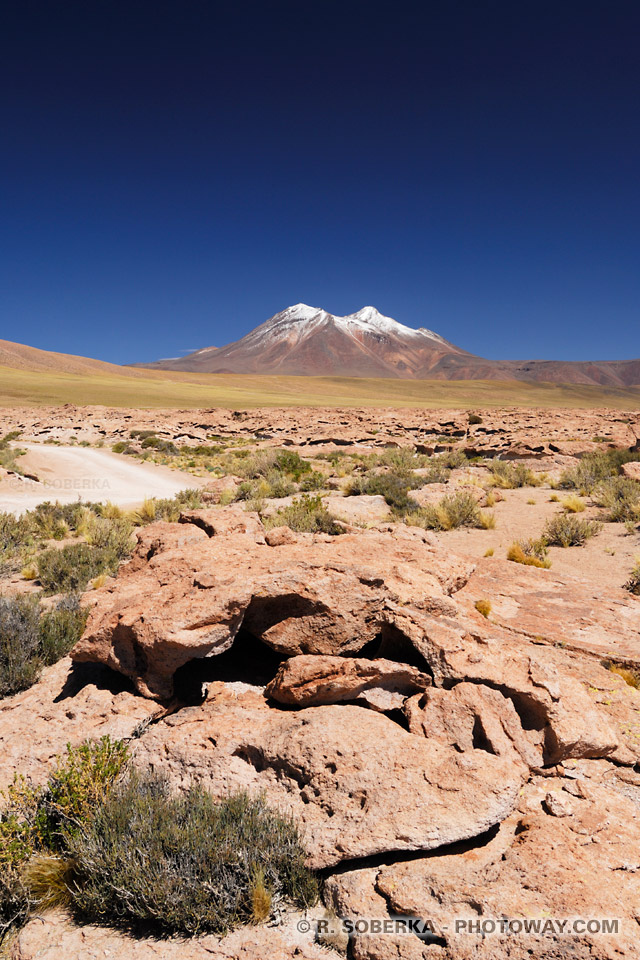 Cendres volcaniques photos dans l'Altiplano au Chili