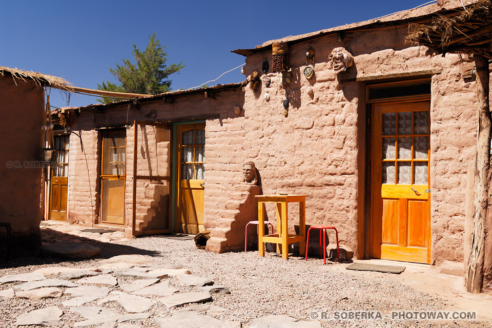 Image d'un hébergement à San Pedro de Atacama - une chambre d'hotel pas cher